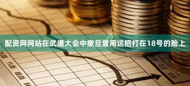 配资网网站在武道大会中撒旦曾用这招打在18号的脸上