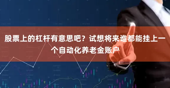 股票上的杠杆有意思吧？试想将来谁都能挂上一个自动化养老金账户